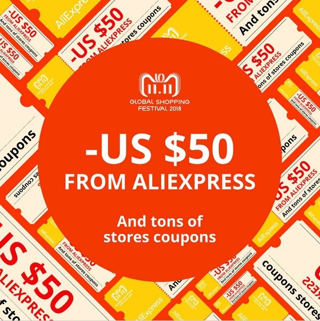 Các loại mã giảm giá AliExpress