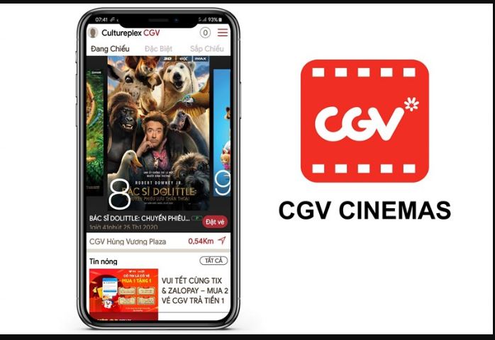 Cách mua vé CGV online đơn giản bằng điện thoại