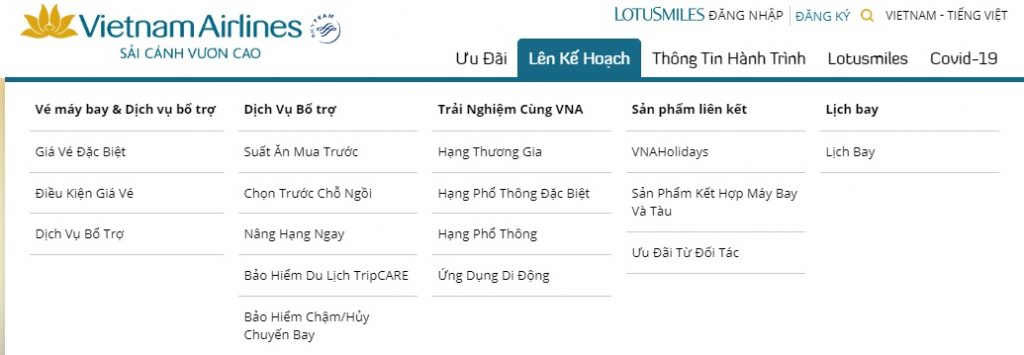 Hướng dẫn cách đặt vé Vietnam Airline online chi tiết