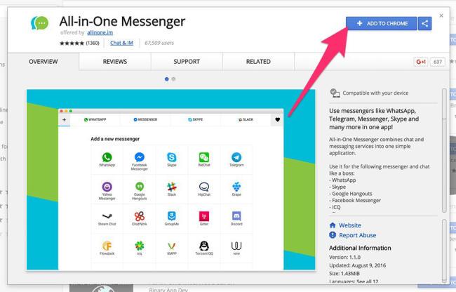 Kết nối 2 tài khoản Zalo bằng All-in-One Messenger